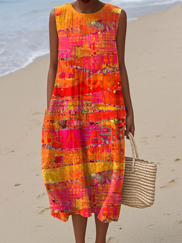 Faye | Lightweight Sleeveless Summer Dress