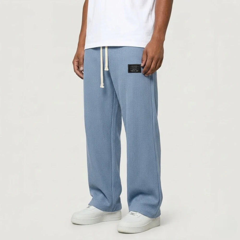 Nino | Comfortable Wide-Leg Trousers for Men with Adjustable Waist