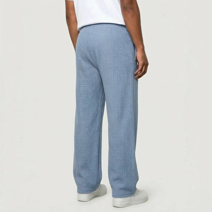 Nino | Comfortable Wide-Leg Trousers for Men with Adjustable Waist
