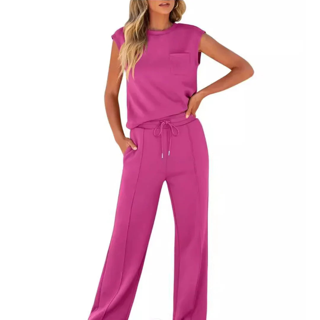 KAIYA™ – Casual Summer Soft Lounge Co-Ord
