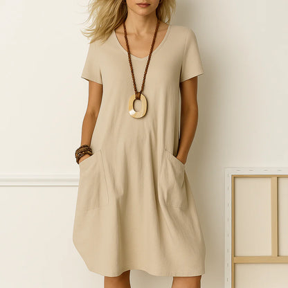 Everlisse™ Sophie – Elegant Dress with Subtle Tummy Coverage