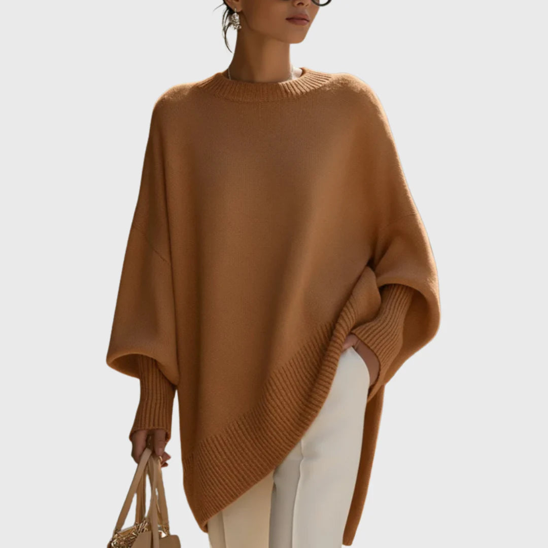 LIVIA | Oversized Poncho Jumper
