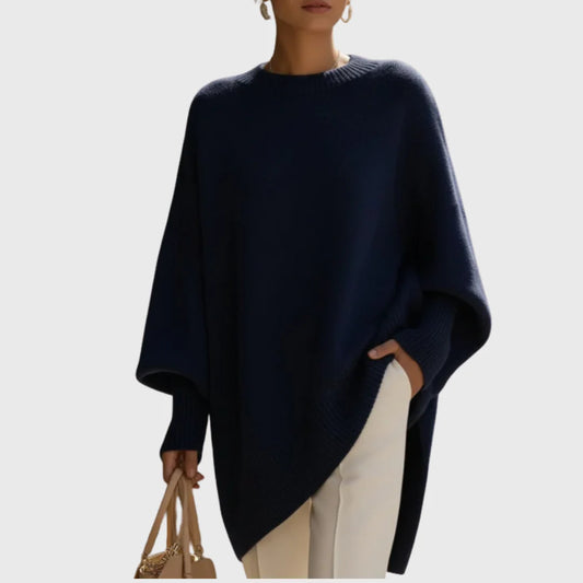 LIVIA | Oversized Poncho Jumper