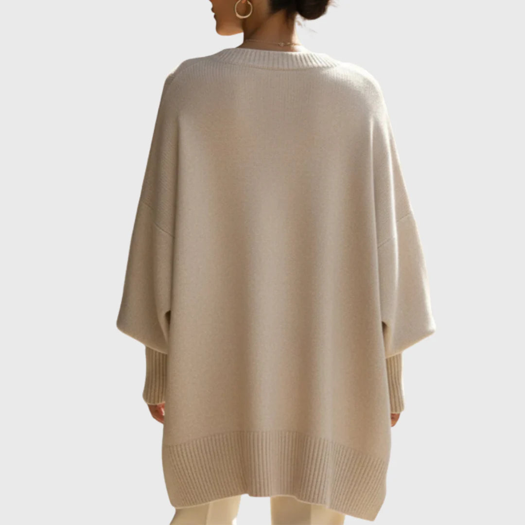 LIVIA | Oversized Poncho Jumper