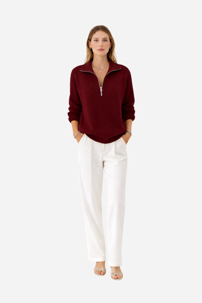 The Élodie Half-Zip Sweater