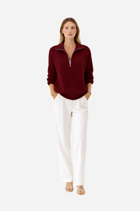 The Élodie Half-Zip Sweater