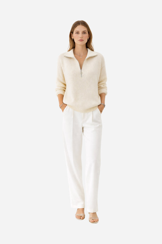 The Élodie Half-Zip Sweater