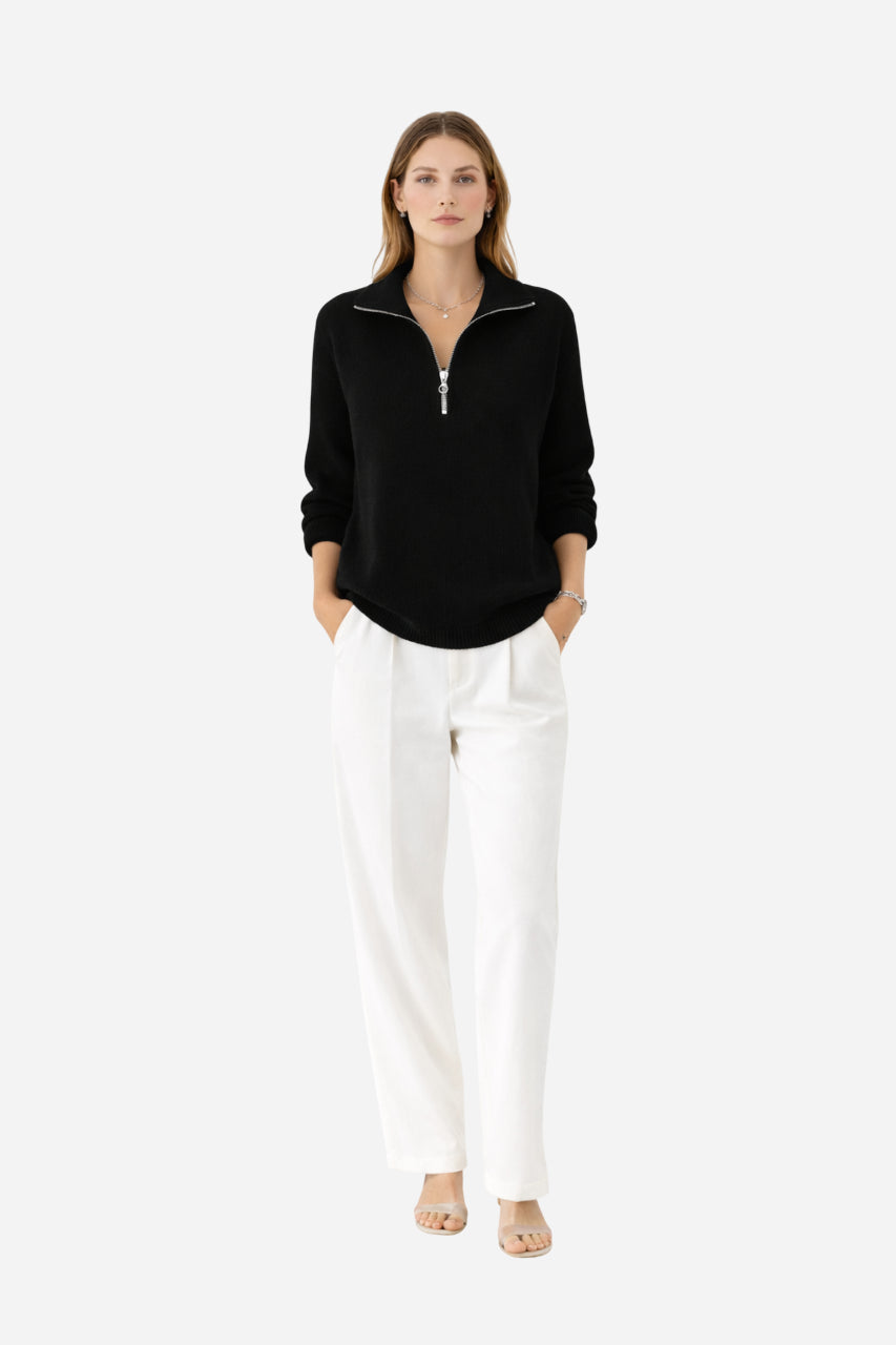 The Élodie Half-Zip Sweater