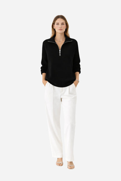 The Élodie Half-Zip Sweater
