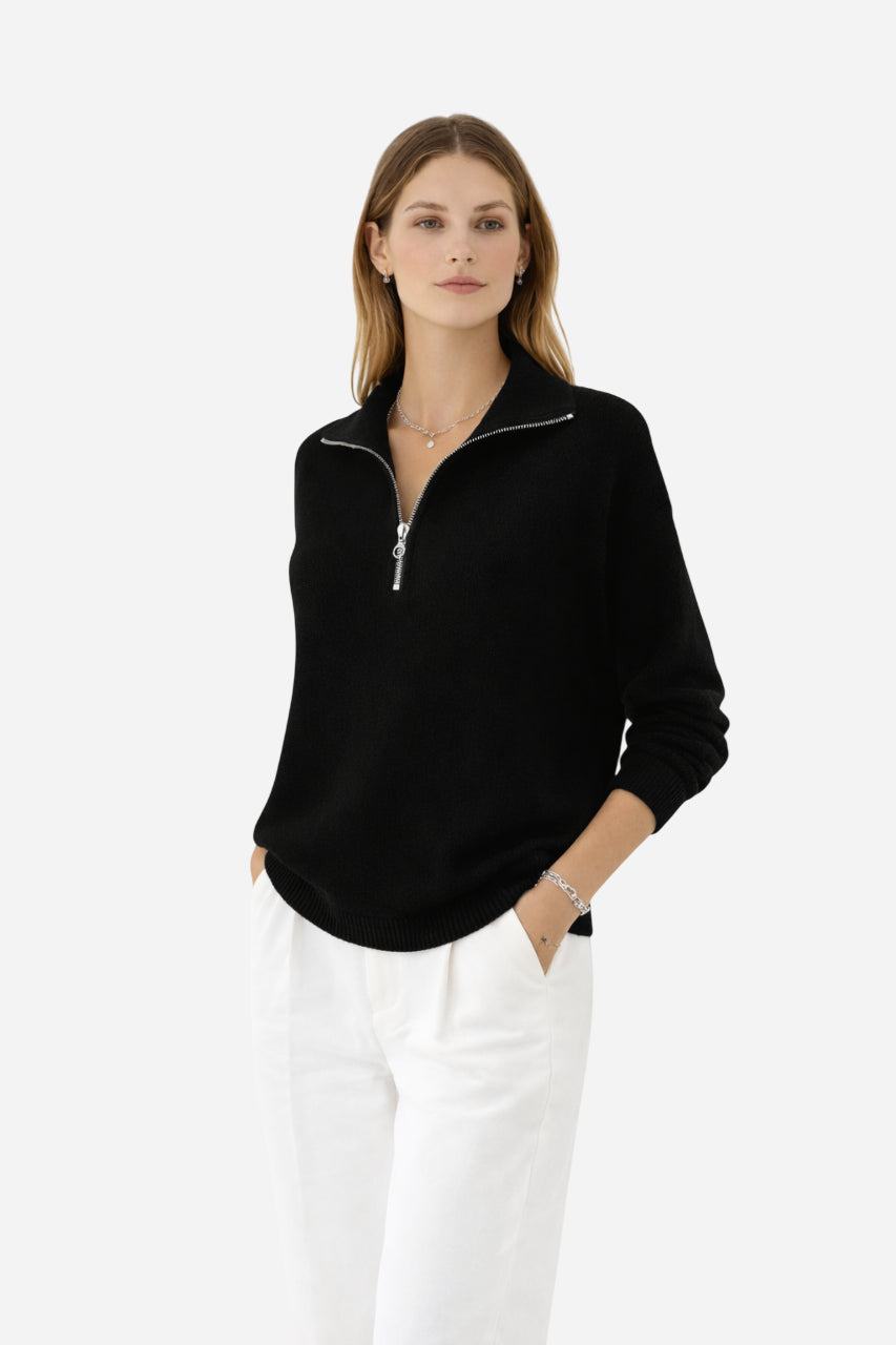 The Élodie Half-Zip Sweater