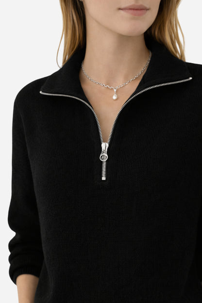The Élodie Half-Zip Sweater