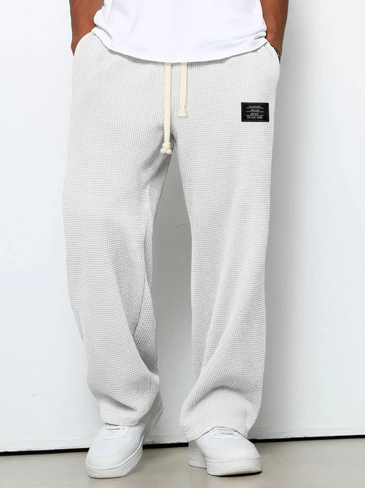 Nino | Comfortable Wide-Leg Trousers for Men with Adjustable Waist