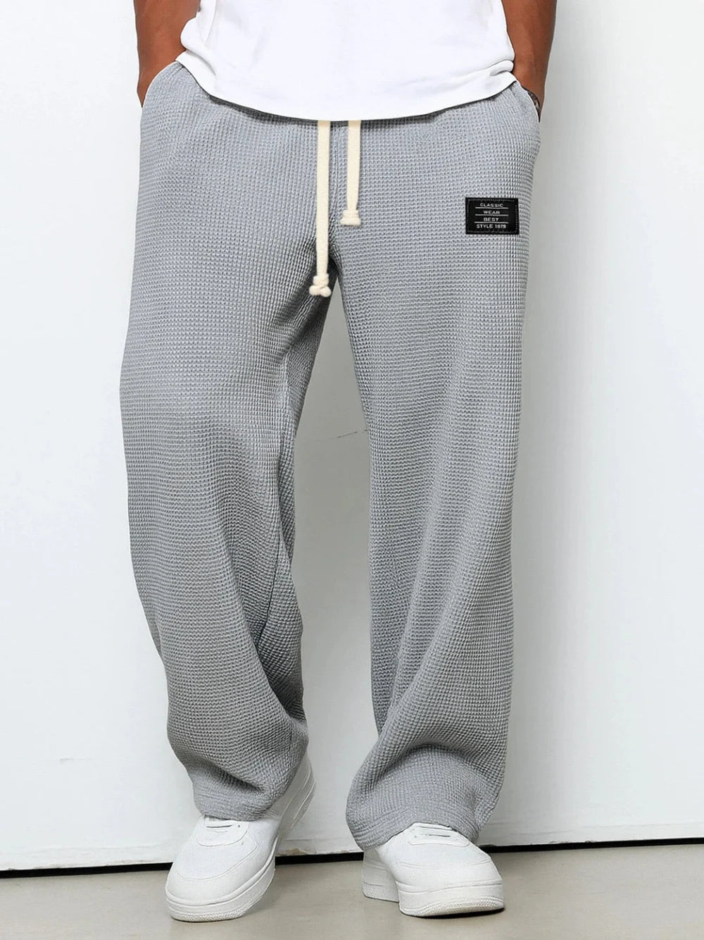Nino | Comfortable Wide-Leg Trousers for Men with Adjustable Waist