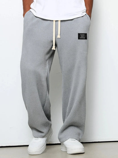 Nino | Comfortable Wide-Leg Trousers for Men with Adjustable Waist