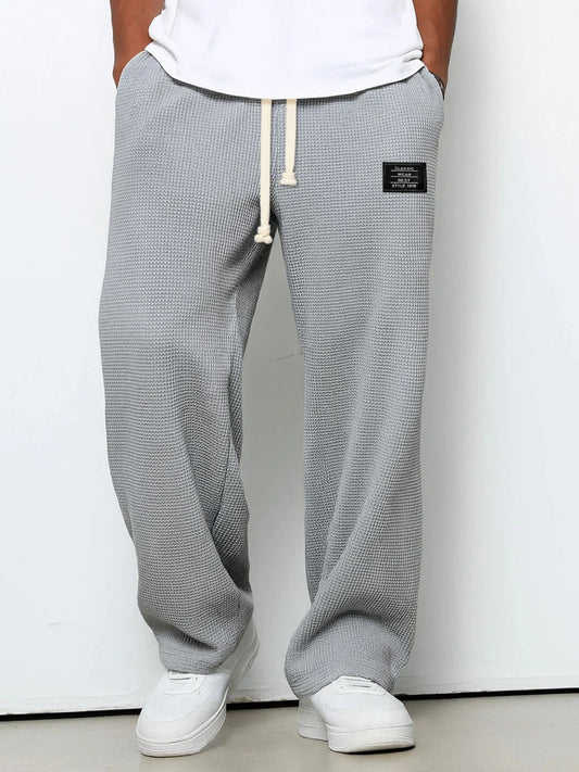 Nino | Comfortable Wide-Leg Trousers for Men with Adjustable Waist