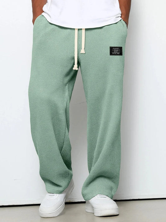 Nino | Comfortable Wide-Leg Trousers for Men with Adjustable Waist