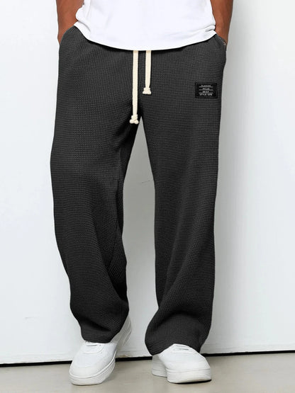 Nino | Comfortable Wide-Leg Trousers for Men with Adjustable Waist