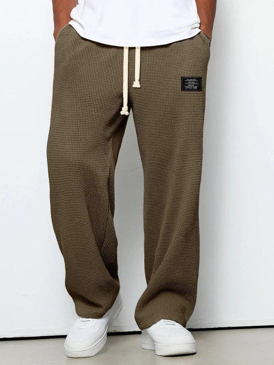 Nino | Comfortable Wide-Leg Trousers for Men with Adjustable Waist