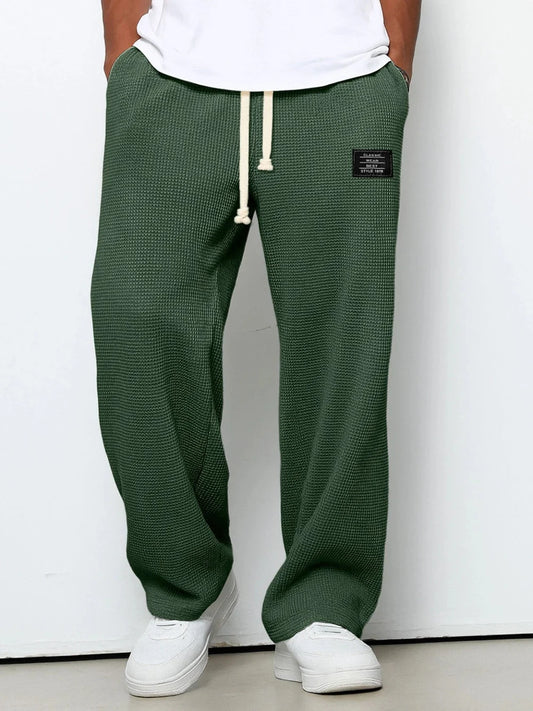 Nino | Comfortable Wide-Leg Trousers for Men with Adjustable Waist
