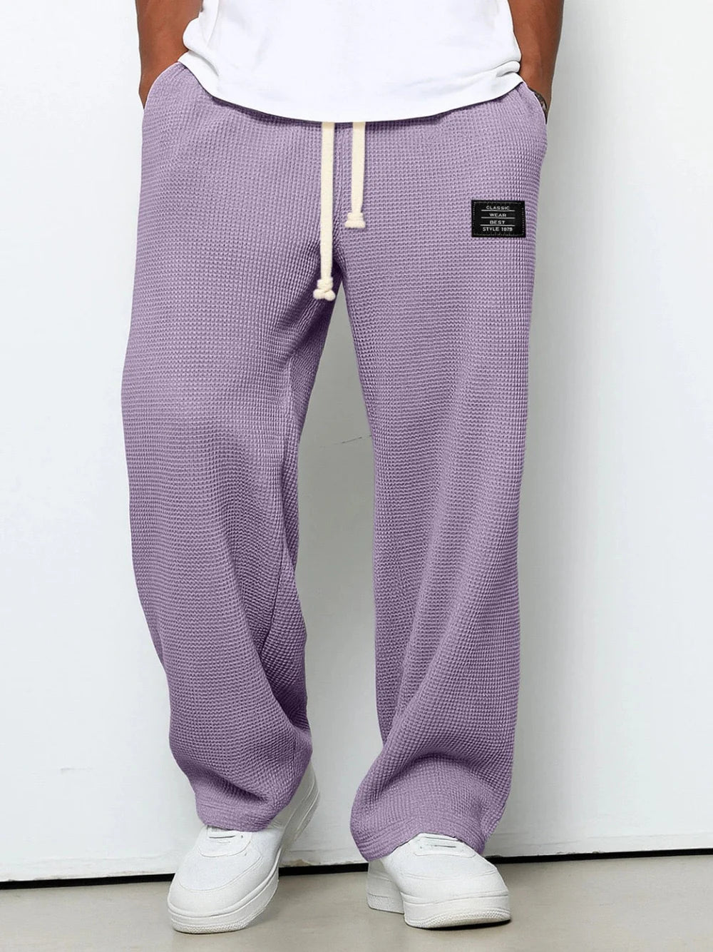 Nino | Comfortable Wide-Leg Trousers for Men with Adjustable Waist