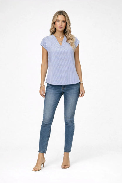 The Juliette Striped Blouse