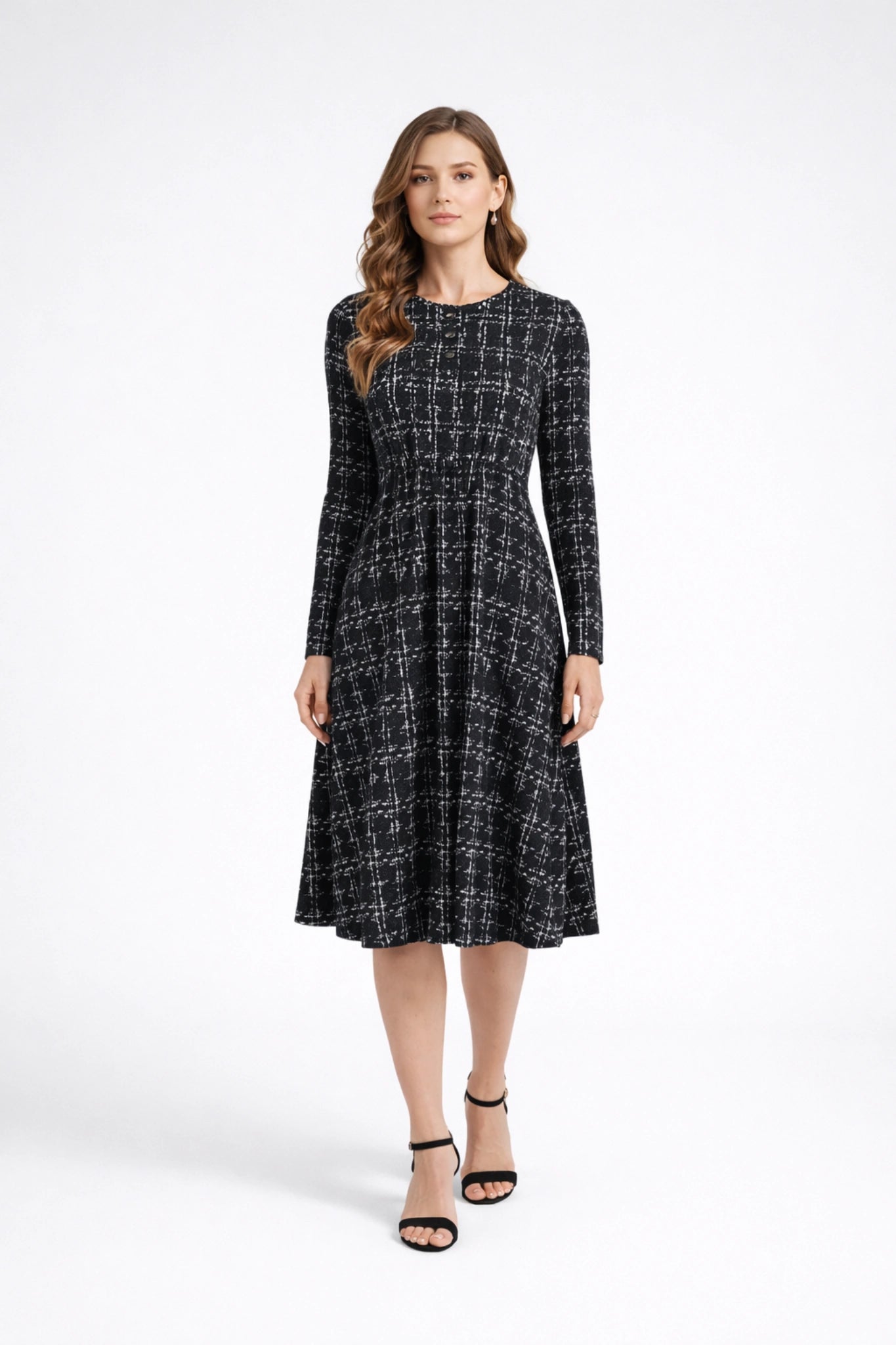 The Margaux Cinched Midi Dress