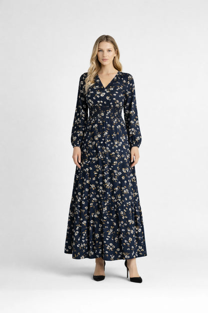 The Noëlle Floral Smock Dress