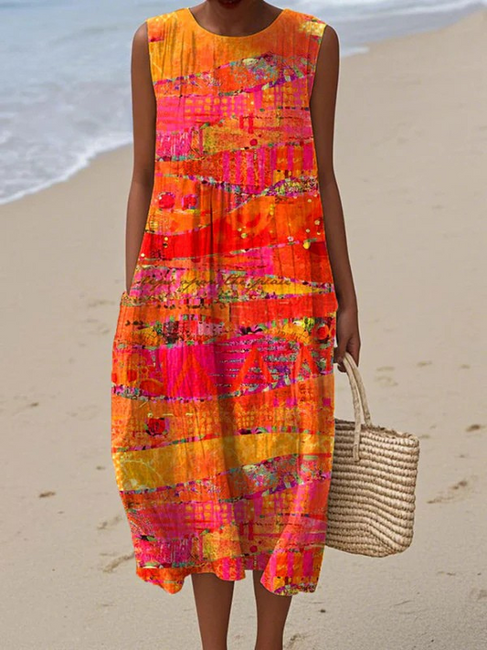 Faye | Lightweight Sleeveless Summer Dress