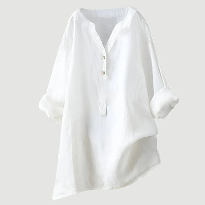 Freja™ | Light and Comfortable Linen Blouse for Women