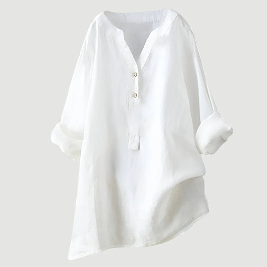 Freja™ | Light and Comfortable Linen Blouse for Women