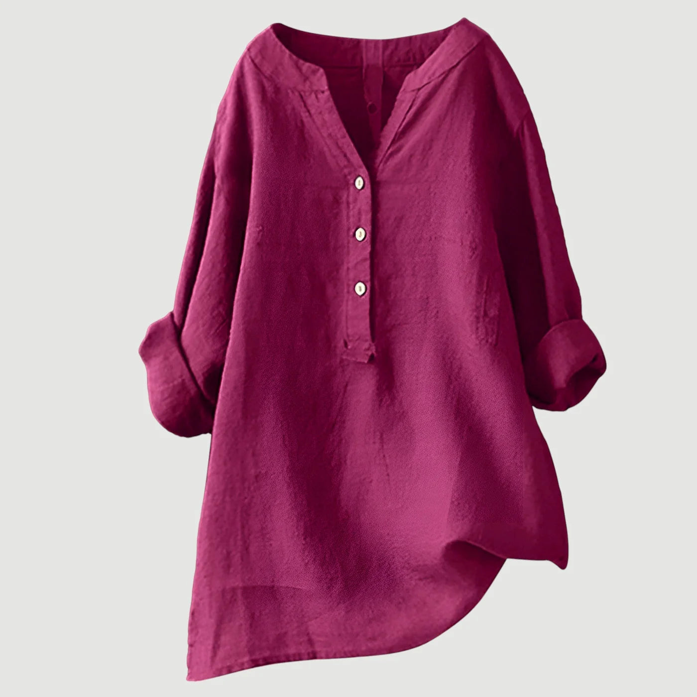 Freja™ | Light and Comfortable Linen Blouse for Women