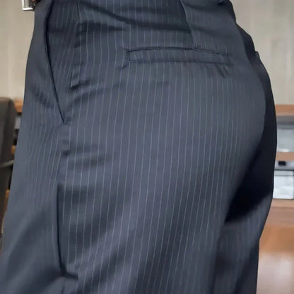 MATHILDA | Elegant, Figure-Flattering Striped Trousers